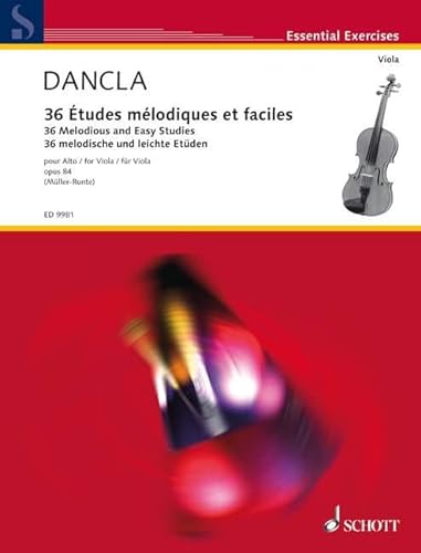 36 melodische und leichte Etüden: op. 84. Viola. (Essential Exercises)